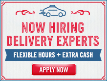 Now Hiring Delivery Experts - Flexible Hours + Extra Cash