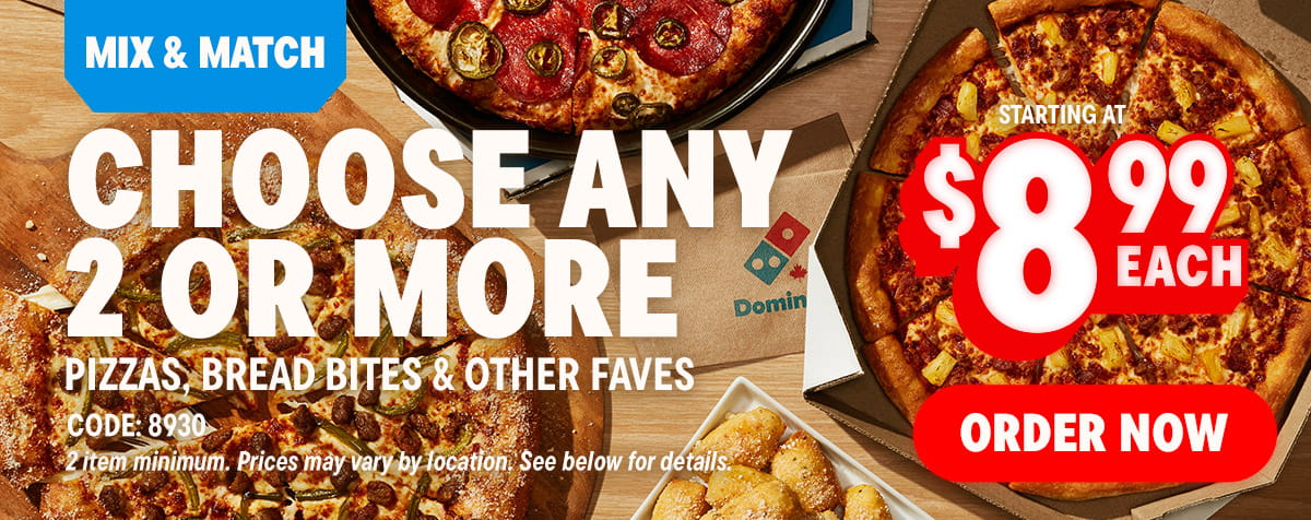 Domino's Pizza Canada® Coupons - Save on Your Order - Dominos.ca