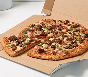 Domino's store pizza menu
