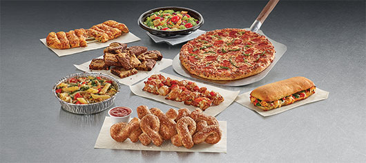 Try Domino S Pizza Pan Hand Tossed Thin Crust Brooklyn Style