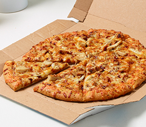 Calories in Dominos Large Memphis BBQ Chicken Pizza