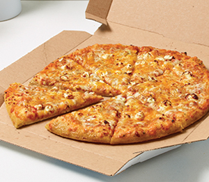 Calories in Dominos Extra Large Wisconsin 6 Cheese Pizza