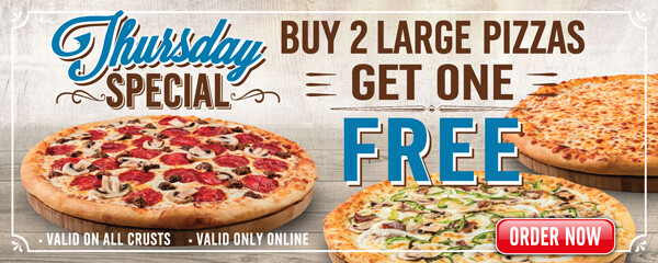 The menu deals for domino's pizza