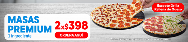 2 PIZZAS GRANDES 1ING PREMIUM