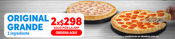 2 PIZZAS GRANDES ORIGINAL