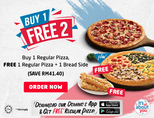 Best Pizza Delivery In Malaysia Order Online Now Domino S Pizza