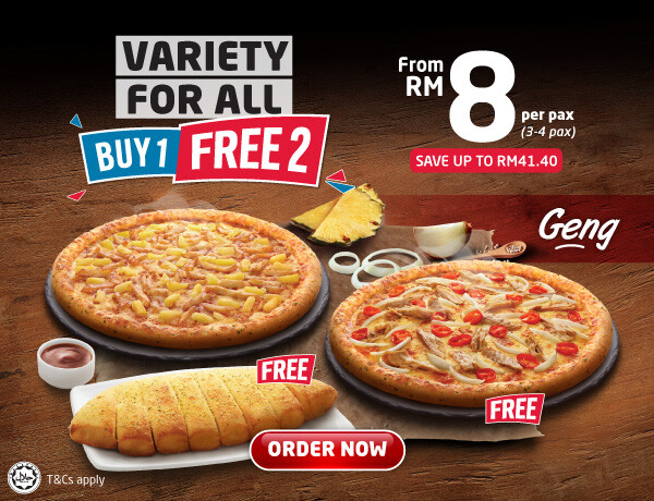 Best Pizza Delivery In Malaysia Order Online Now Domino S Pizza